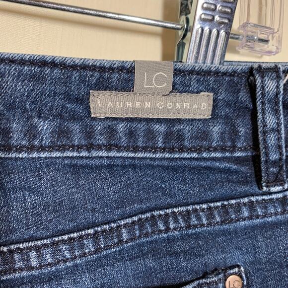 LC Lauren Conrad Dark Wash Denim Shorts - Picture 3 of 4